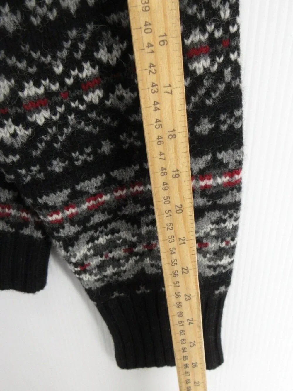 VINTAGE Polo Ralph Lauren Sweater XL Lambswool Fair Isle Nordic Chunky